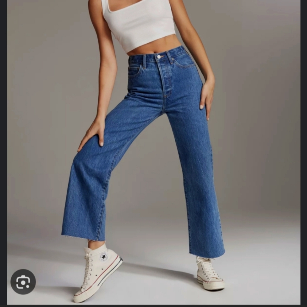 Denim forum 💙 The Farrah Wide Leg Jean